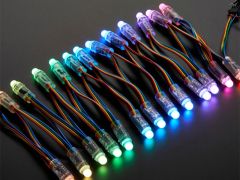 12mm WS2811/WS2818 Diffused Thin Digital RGB LED Pixels, 50 PCS/String