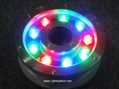 12W LED Pond & Fountain Light Ring, Submersible Spotlight for Pond Pool 
