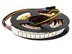 144 LED/m APA102/SK9822 Digital Addressable RGB LED Strip, 1m, 5VDC