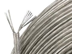 2 Pin 16/18AWG Waterproof Tinned Transparent Wire Roll For LED Strip Lights, 1m by sale