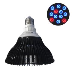 12W LED Grow Light Lamp E27 Base 2 Band Wavelenth Mix 12 LED Growing Bulbs