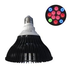 12W LED Growing Lamp E27 Base 4 Bands Plant Growing Bulb