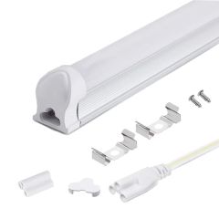 10Pcs Pack 2FT/3FT/4FT Line Voltage 110/220V AC T8 LED Tube Light w/ Milky White Cover