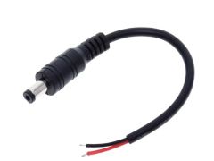 2.1mm x 5.5mm Male Barrel DC Power Plug