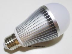 2.4G 9Watt E27 RGB+White Smart LED Light Bulb, Smartphone or Tablet WiFi Compatible