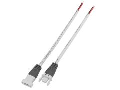 2 Pin Grey Connector Wire Cable for Male Female LED Strip Light