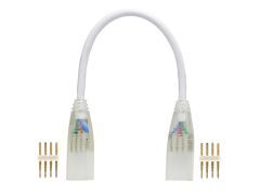 2PIN/4PIN High voltage 0.33Ft Long Single Color/RGB Color Changing Double End Fast Connector For 5050 RGB High Voltage LED Strip Ligths
