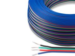 4 Pin 0.5mm Copper Core For DC12/24V RGB Color Change Flexible LED Strip Lighting, 1meter by sale