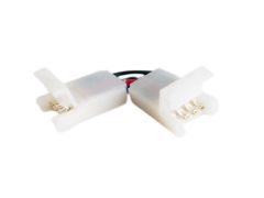 4 Pin L Shape Clips Connection of 10mm Width 5050RGB colorful LED strip light 