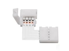 4 Pin L Shape For Width 10mm RGB Color Changing LED Strip Light