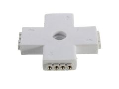 4 Pin LED Connector + Shape Connection for RGB LED Strip Light