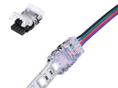 4 Pin Strip to Wire Connector For 5050 10mm LED strips