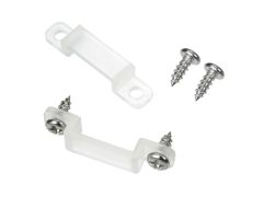 50pcs Waterproof LED Strip Lights Mounting Brackets, With 100 Screws