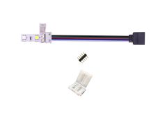 5 pin 12mm Wide, 17cm Long Converter Adapter Corner Connector for RGBW LED Strips