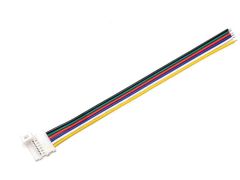 6 pin LED solderless connectors for 5-in-1 LED strips, strips to wire