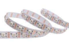 60LEDs/m DMX512 RGB DC12V Addressable Programmable Flex LED Strip Lights, 5M Reel
