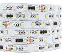 60LEDs DMX512 RGBW DC24V Wide 10/12/15MM SMD5050 Flex LED Strip Lights, 5M Reel