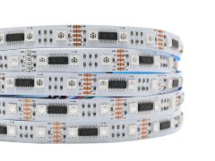 60LEDs DMX512/UCS1903 RGB DC12V Addressable Programmable Flex LED Strip Lights, 5M Reel