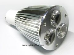 6 Watt  GU10 LED Spotlight, Compares to 35+ Watt Halogen 
