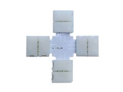 3 Pin 十 Shape CCT Color Temperature LED Strip Solderless Conector Accessories For Width 10mm Dream Color LED Strip Lights