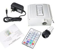 DC12V 10W Twinkle Meteor Light Engine 28key RF Remote LED Fiber Optic Engine