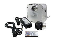 DC24V 32W RGB Single Head Twinkle LED Fiber Optic Engine With 28 Keys RF Remote Controller
