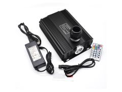 DC24V 75W DMX RGB LED Fiber Optic Star Ceiling Lights Engine Driver With 28 Key RF Controller