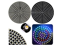 DC5V WS2812B/SK6812 Addressable Flexible RGBW Panel Round LED