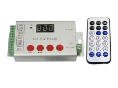 H802SE, DC5-24V Programmable SD Card LED controller, 4 Ports Drive 6144 Pixels