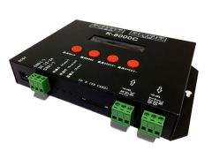 K-8000C Programmable RGB LED Controller SD Card LED Pixel Controller for SPI/DMX