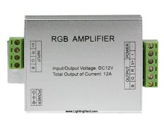 RGB Amplifier for RGB LED Light Strips, 4A/Ch, 12V DC