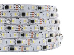 SM16704 Addressable RGBW 60LEDS/M DC12/24V Digital Dream Color Flexible LED Strip Lights, 5M Reel