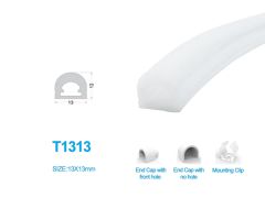 1M/5M/10M/20M Pack of T1313 LED Neon Light Housing for 8mm Wide LED Strip Lights
