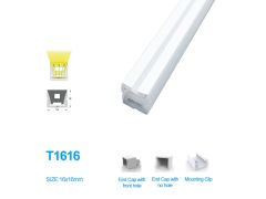 1M/5M/10M/20M Pack of T1616 LED Neon Light Housing for 10/12 Wide LED Strip Lights