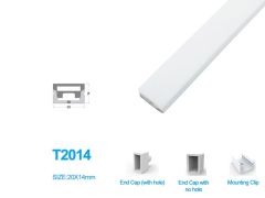 1M/5M/10M Pack of T2014 LED Neon Light Housing for 12mm Wide LED Strip Lights