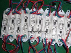 TSL3001 IC Digital LED Pixel Module with 3 SMD5050 LEDs, DC 12V, 20 PCS/String