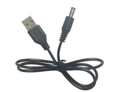 2 Pin USB To DC 5.5*2.1mm Connector 1m 20AWG For DC5V Addressable LED Strips