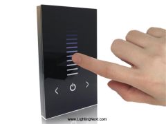 Wall Mount Touch Screen LED Dimmer for Single Color LED Lights, 12-24VDC