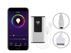 Wi-Fi RGB LED Controller - Alexa/Google Assistant/Smartphone Compatible - 5 Amps/Channel