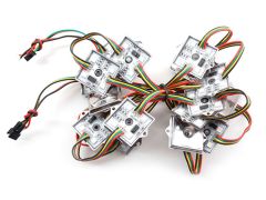 DC12V WS2801 Waterproof 5050SMD Metal 4 LEDs Addressable RGB LED Pixel Modules String Lights