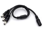 1 to 3 Way 5.5/2.1mm Compact Power Supply to Splitter Cable