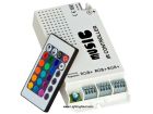 3 Ports Music RGB LED Controller with 24-Key IR Remote