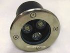 3 x 1W High Power Outdoor LED In-Ground Well Landscape Light 