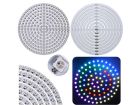 DC5V WS2812B/SK6812 Addressable Flexible RGB Panel Round LED