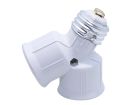 2 in 1 to E27 Socket Adapter Converter