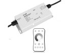 Waterproof 4 Channel Receiver with Single Color Dimming RF Remote - 5 Amps/Channel