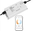 Waterproof 4 Channel Receiver with Tunable White RF Remote - 5 Amps/Channel