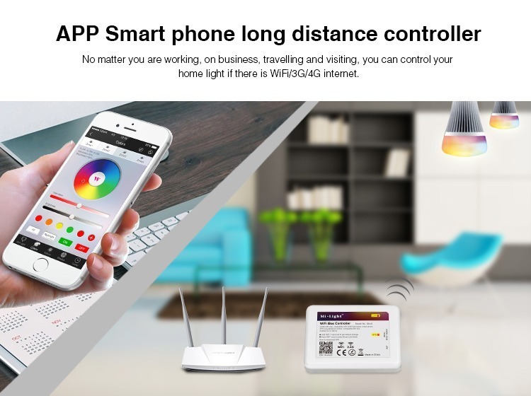 Mi-Lioght control lighting with this device WiFi router